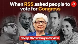 Why and How RSS Supported Congress? | How Prime Ministers Decide Book | Neerja Chowdhury Interview