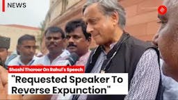 Shashi Tharoor Questions Speech Expunction And &#39;Flying Kiss&#39; Allegations On Rahul Gandhi