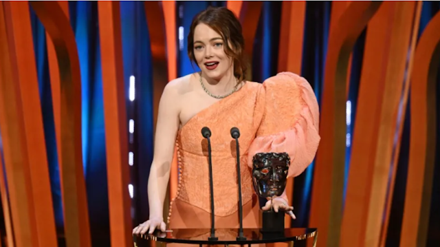 Emma Stone expresses gratitude to the 'Poor Things' screenwriter for the impactful 'I Must Go Punch That Baby' line in her BAFTAs speech, describing it as a transformative experience - People News Time