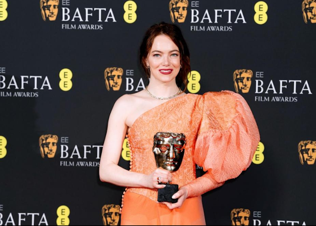 Emma Stone rejoices in Bafta Awards success for Poor Things - People News Time